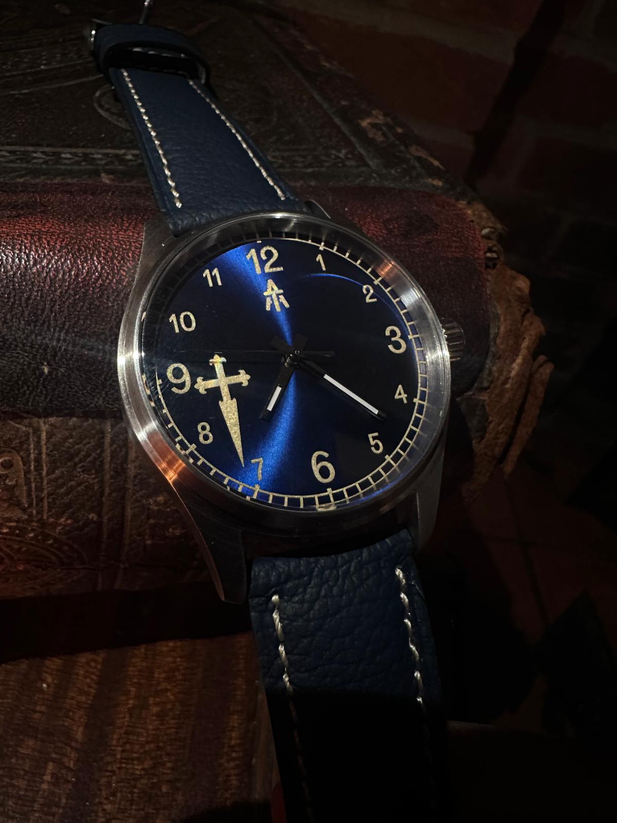 The Pilgrim 39 - Dark Sapphire - Exhibition